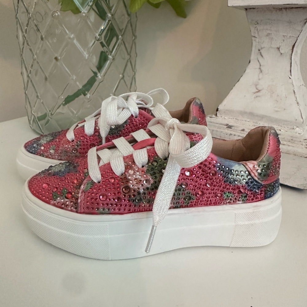 Colorful Rhinestone toddler Sneakers